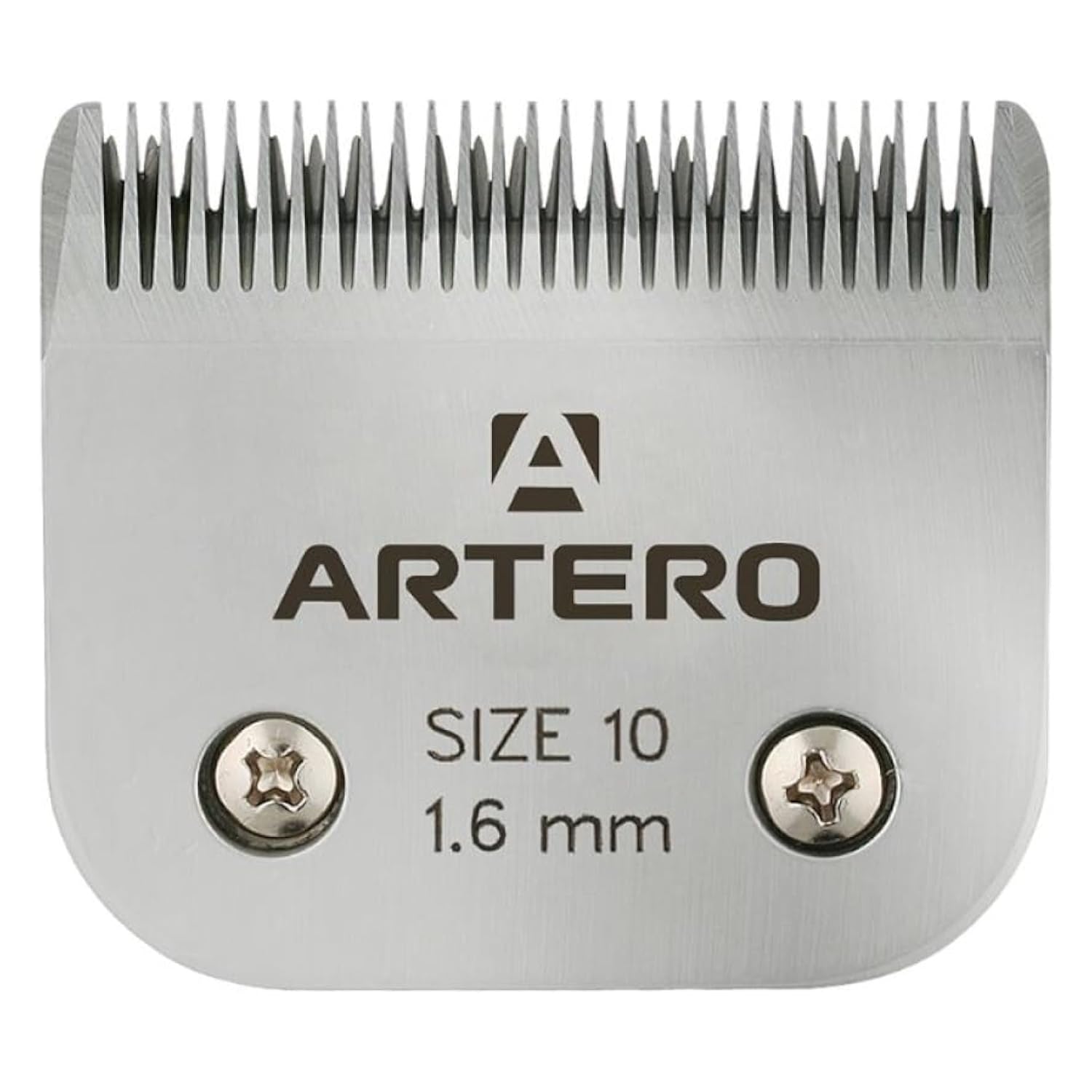 Artero cuchilla A5 de acero para máquina de cortar pelo de perros y barbería, compatible con Andis y Moser, n.º 10 1,6 mm