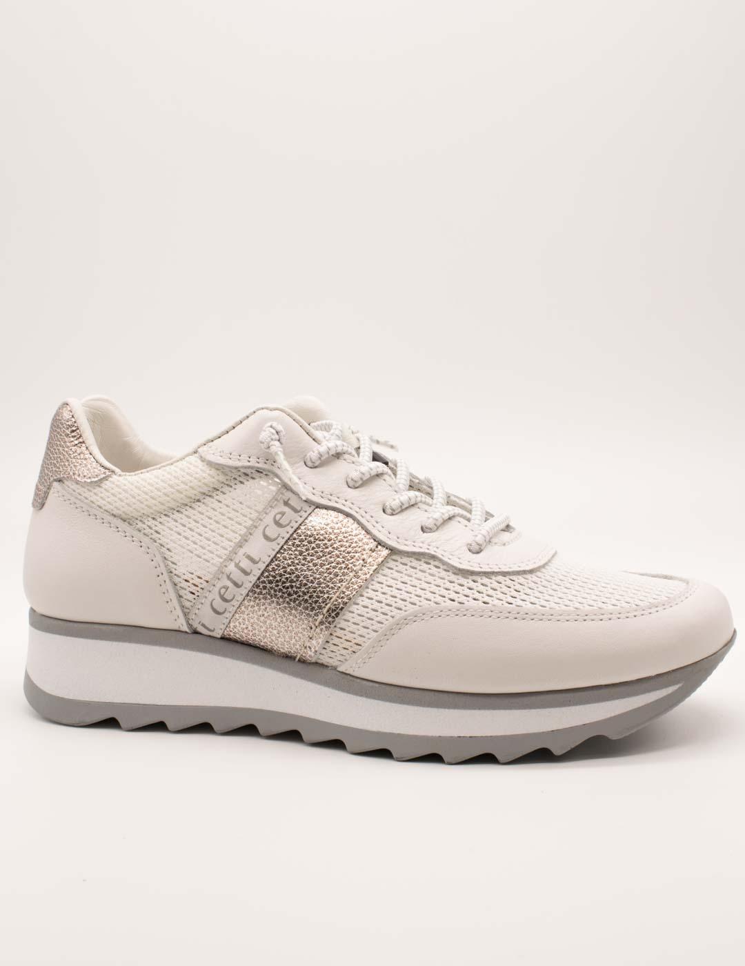 Deportivo Cetti C-849 Rejilla Micro Blanco de Mujer