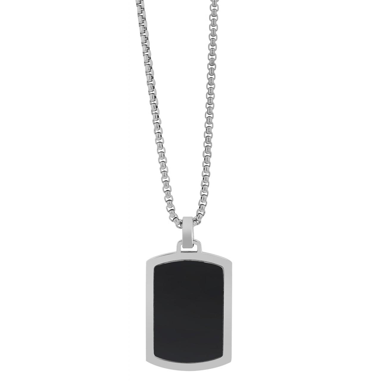 Akzent® Collar Preto em Aço Inoxidável - 0505