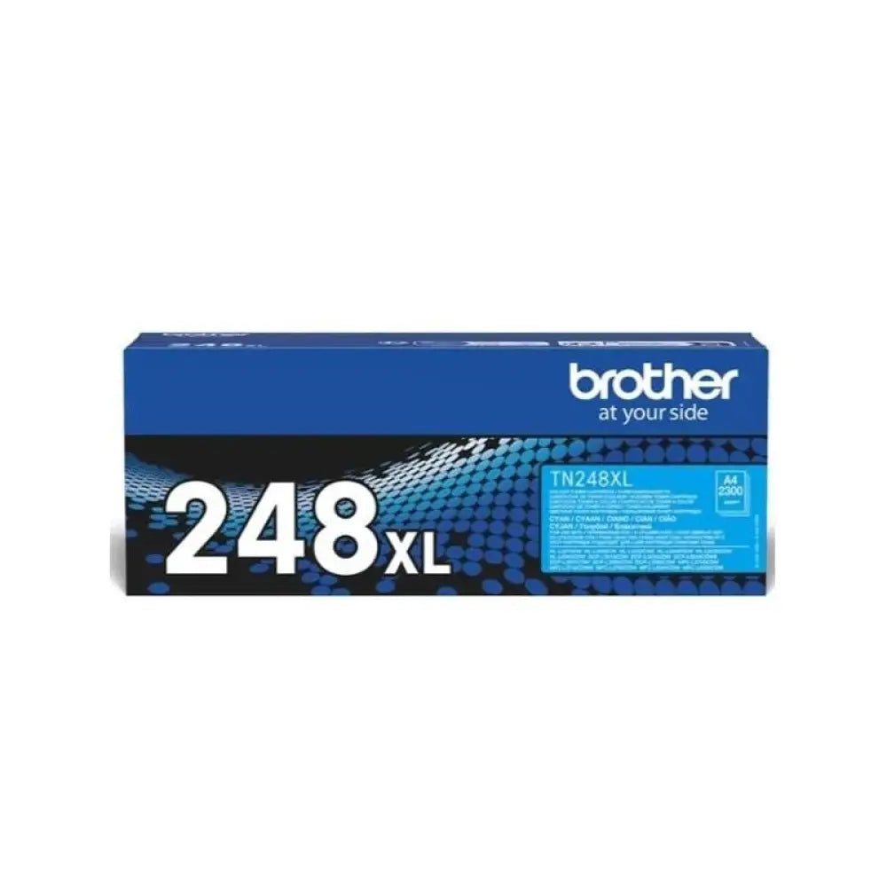 Brother - Tóner cian alta capacidad TN248XLC para impresoras LED color, rendimiento de 2300 páginas, compatible con MFC-L3760CDW, HL-L8230CDW, DCP-L3560CDW
