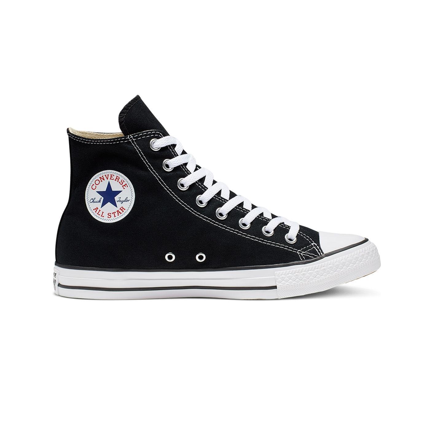 Converse Chuck Taylor All Star - Zapatilla de Bota de Lona Negra para Mujer