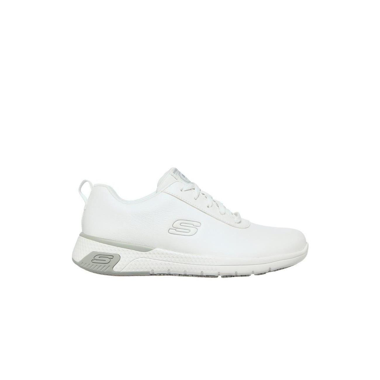 Skechers Zapatilla Deportiva Mujer Piel Negra con Suela Antideslizante y Memory Foam