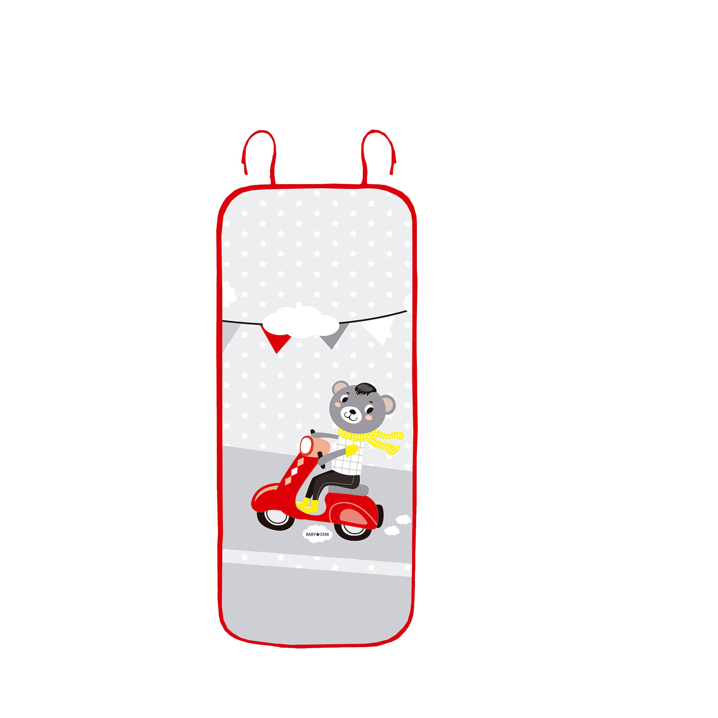 Colchoneta para silla de paseo universal Babystar (82x34cm) colección Vespa
