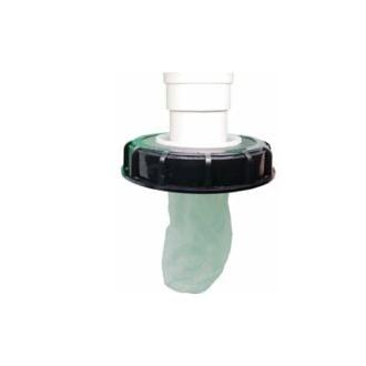 CA Filtro de cubierta de nailon lavable para IBC con tapa para depósito de agua de lluvia IBC 1000L DN 150 fieltro punzonado negro 165 mm