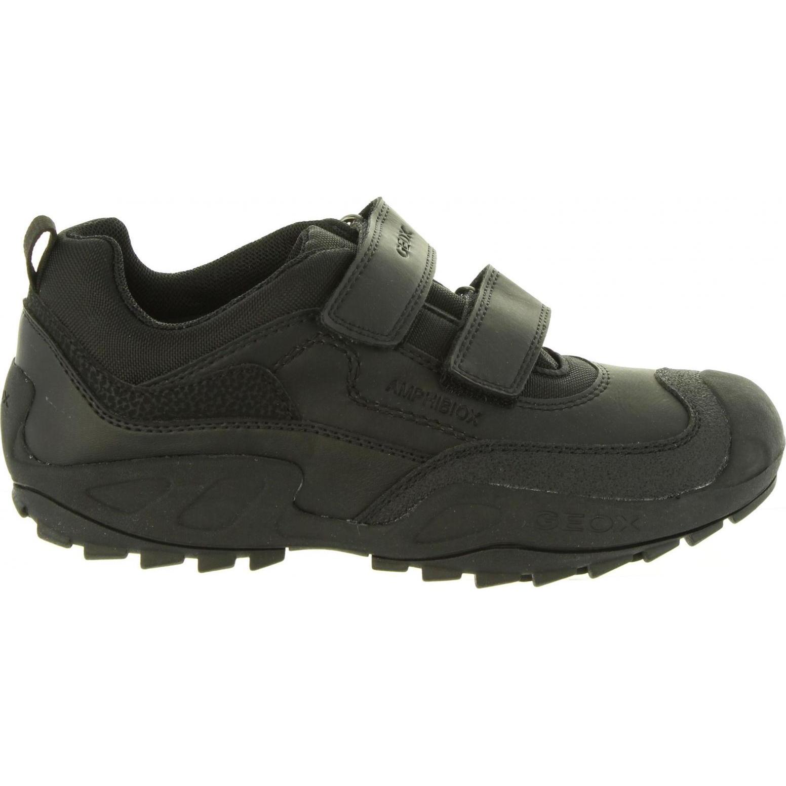 GEOX J841WB 05411 J NEW SAVAGE C9999 BLACK Boy Shoes
