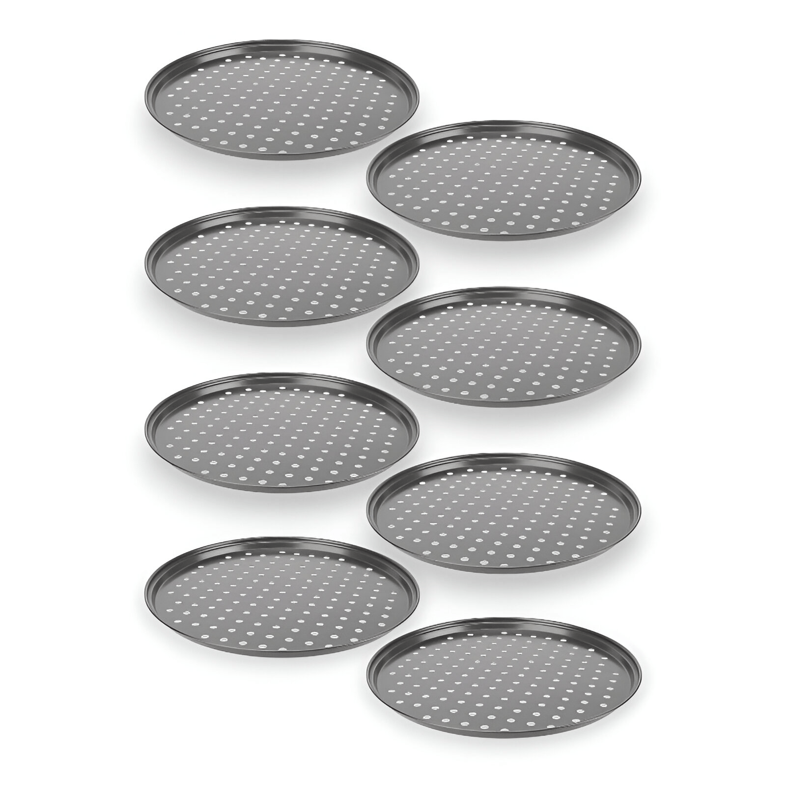 Bandejas para Pizza Redondas 32cm, Pack de 2-4-8 Bandejas de Pizza - Karawan