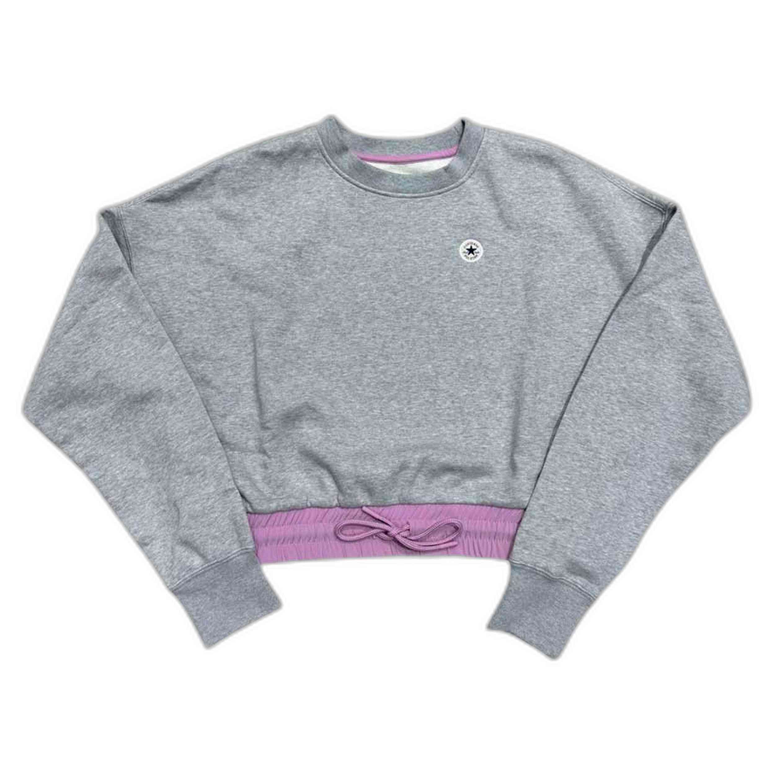 Sudaderas Sin Capucha Converse modelo 10028087-A01 para Mujer en color Gris
