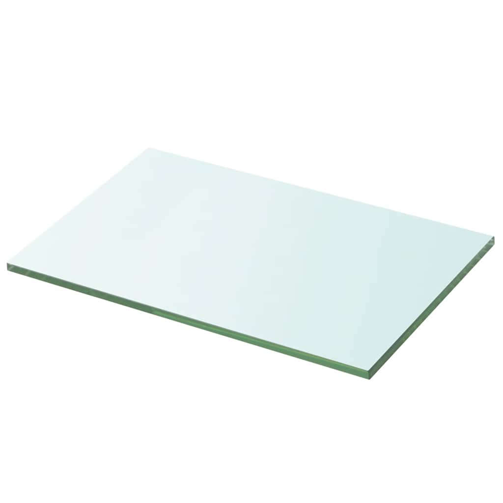 vidaXL Panel de estante vidrio claro 20x30 cm