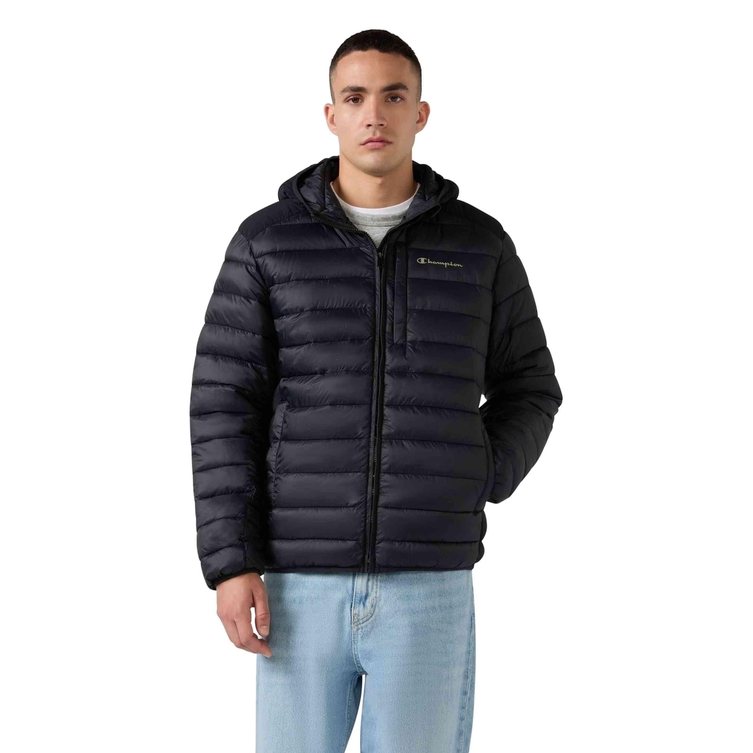 CAZADORA CHAMPION NEGRA ESSENTIAL PADDED JACKET
