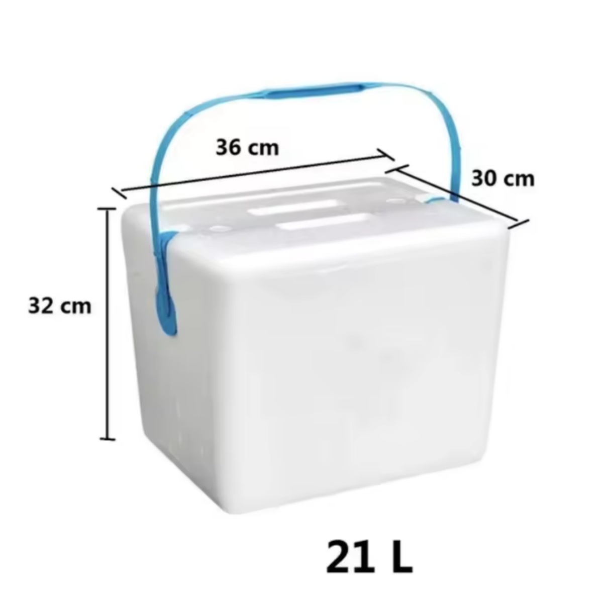 ZYLX SHOPPING – Polarbox con Asa, Nevera Portátil de Porexpán en 5 Tamaños, Ideal para Viajes, Camping o Conservación