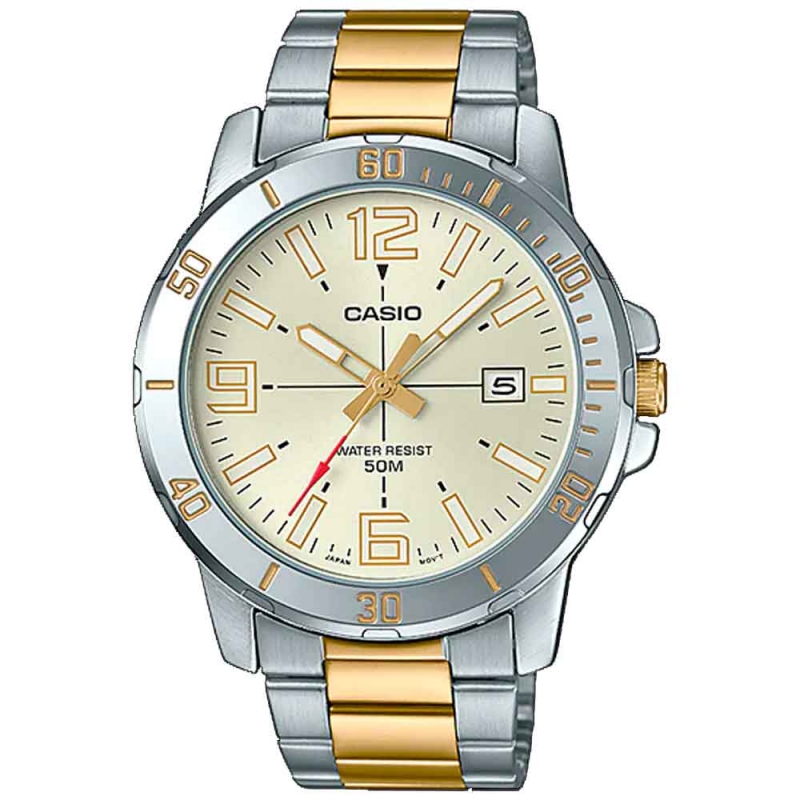 Casio Mtp-vd01sg-9bvudf  Reloj Para Para Hombre Color Dorado
