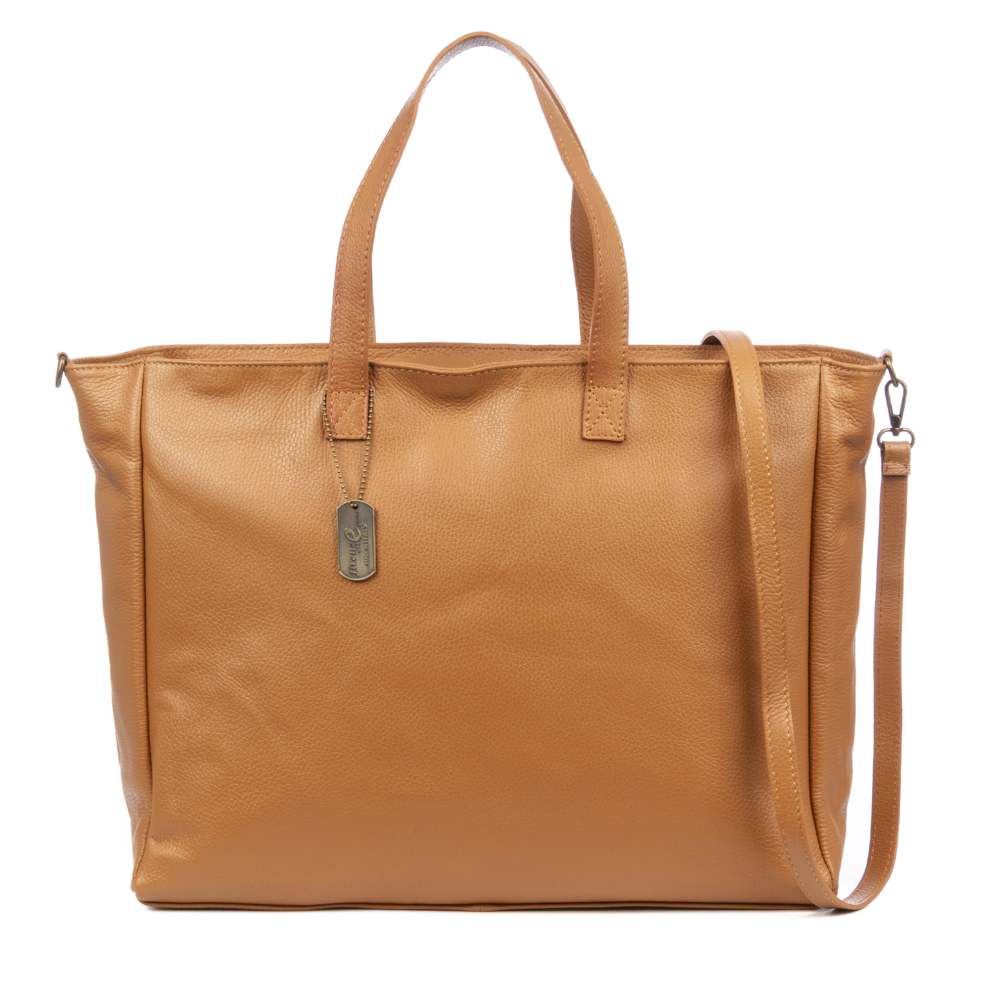 FIRENZE ARTEGIANI Balsorano bolso shopper mujer oversize. Piel auténtica Dollaro. Fabricado en Italia 56x13,5x35 Cm.