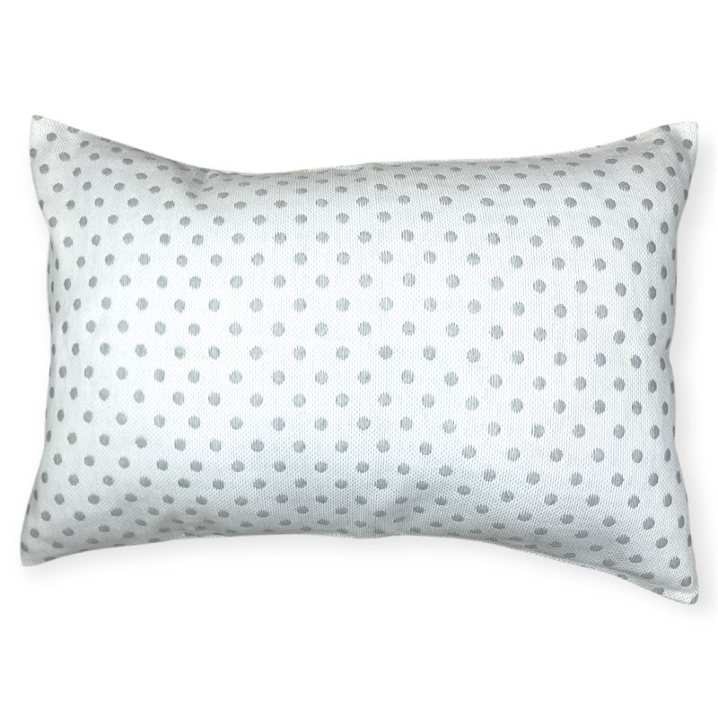 RUFINO DÍAZ Funda Cojín Piqué Topitos Luna - Tejido suave y resistente - Para cama, sofá, silla