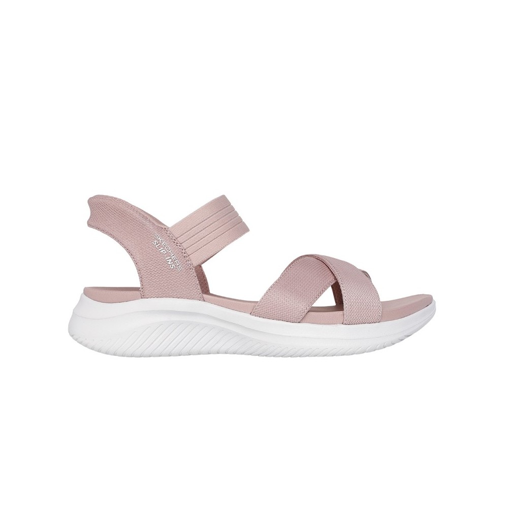 Sandalias Planas Skechers 119975 Mujer Rosa