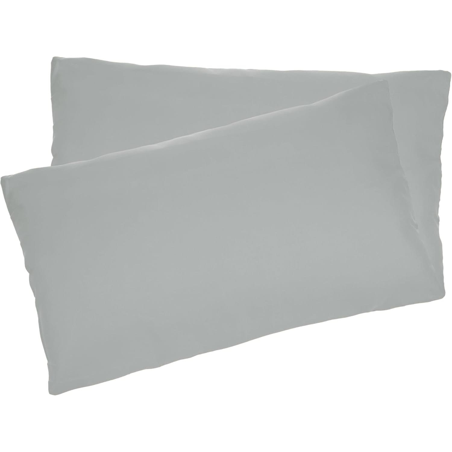 C.A | Juego de 2 Fundas de Almohada 🛏️ | 100% Microfibra | Con Cierre de Cremallera | Transpirables y Ultra Suaves