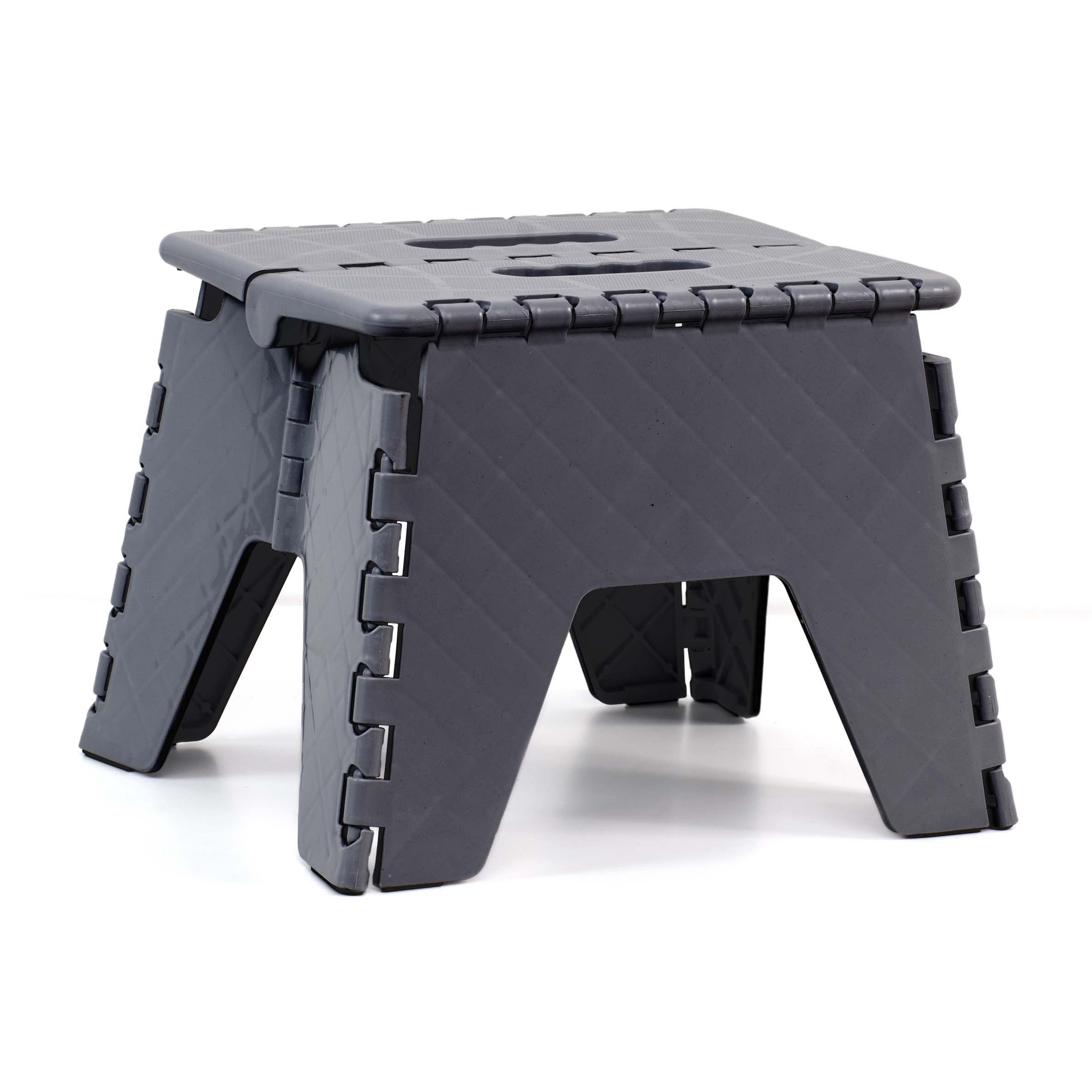 The Secret Home - Taburete Plegable Multiusos - Escalera Antideslizante para Cocina o Baño - Reposapiés para Niños