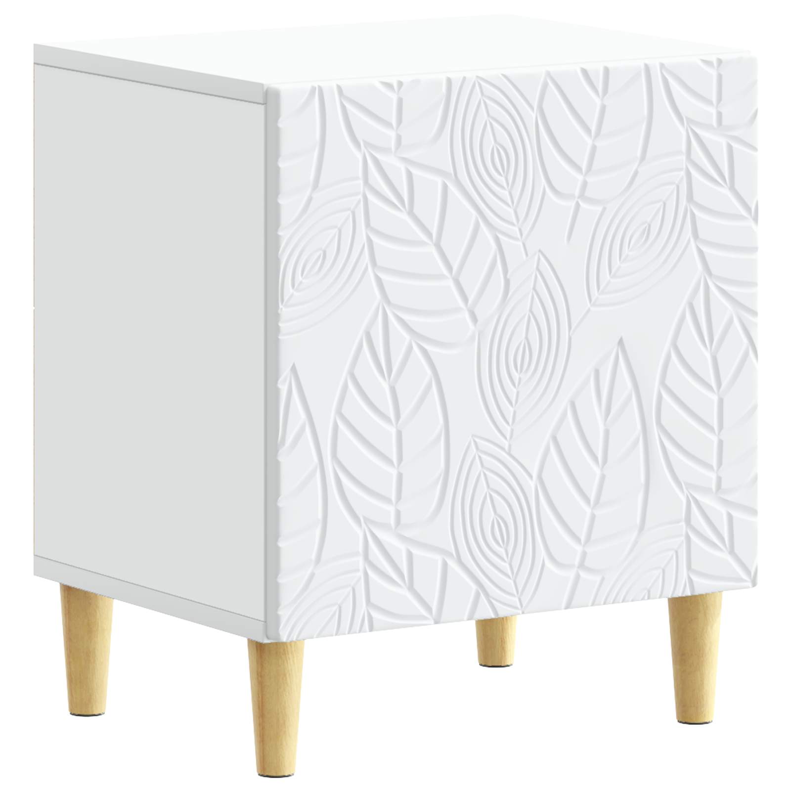 vidaXL Mesita de Noche 43 x 34,5 x 50 cm Madera de ingeniería Multicolor