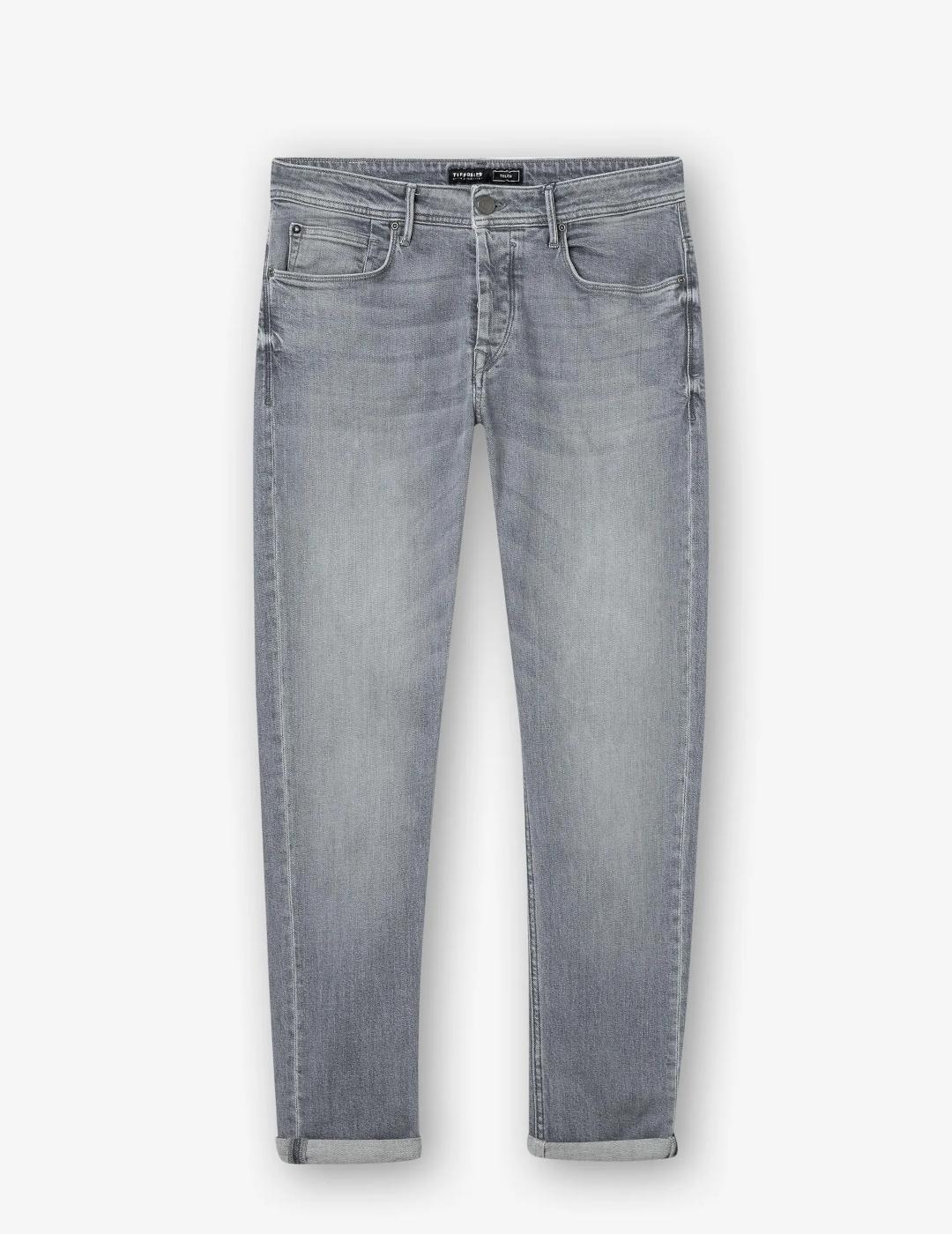 Tiffosi Pantalón Vaquero Tyler_351 Gris Hombre