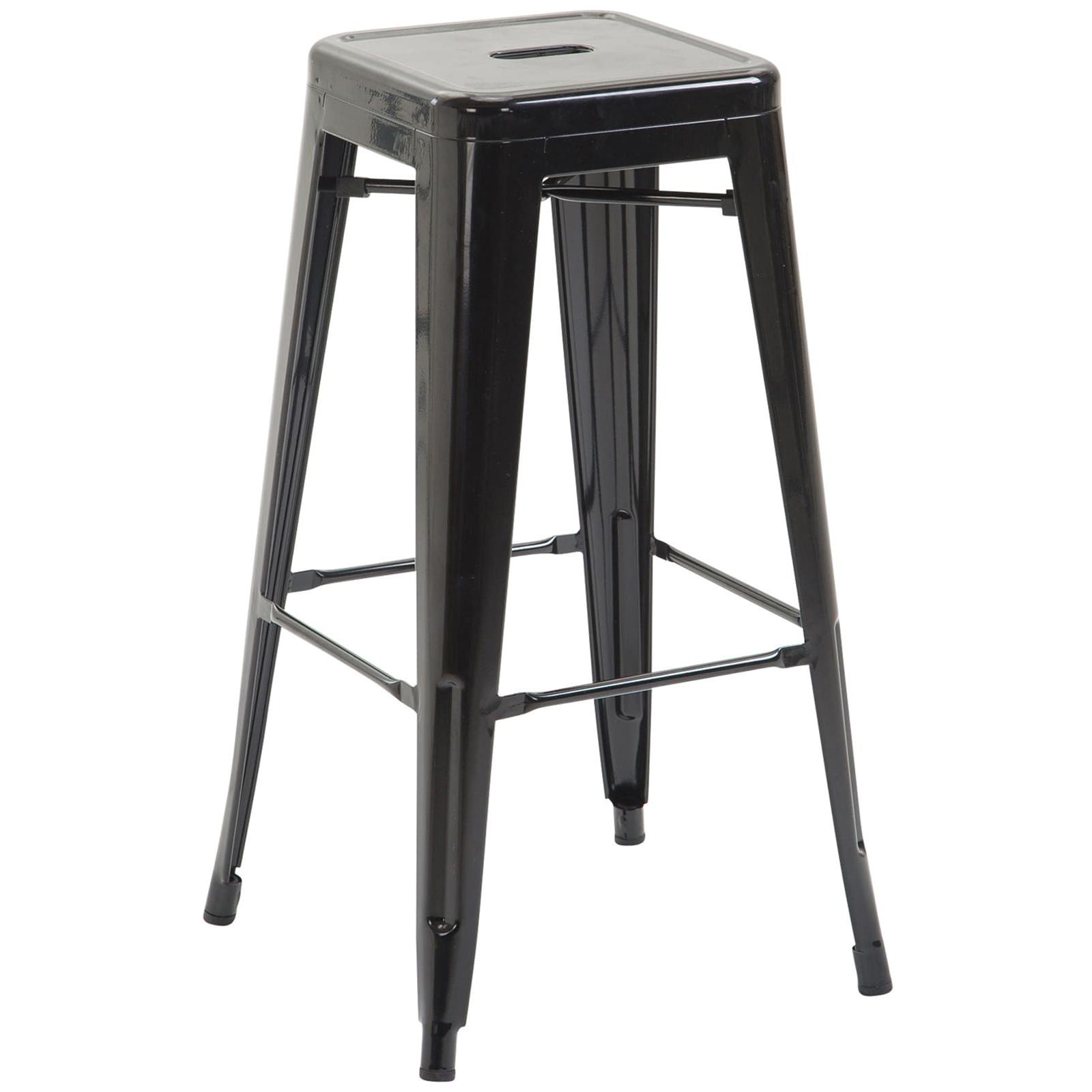Set De 2 Taburetes Joshua Negro
