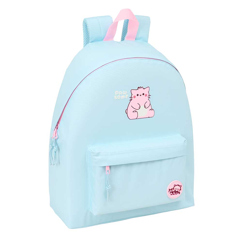 SAFTA | Mochila Escolar Pembe con Asas y Compartimento para Portátil 13” Acolchado Espalda y Hombreras Ergonómicas, Ergonómicas y Acolchadas, con Bolsillo Frontal y Laterales Portabotellas