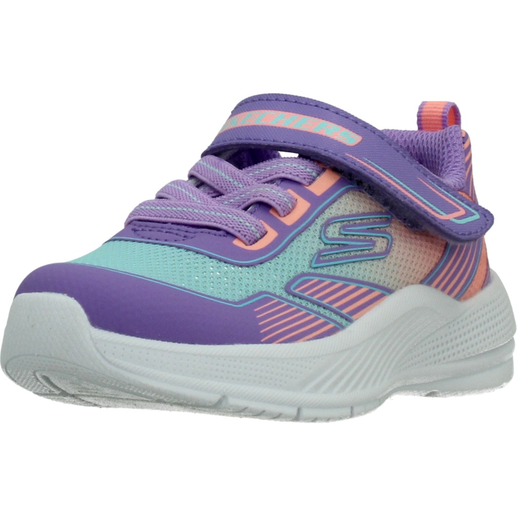 Zapatillas Niña Marca Skechers Modelo Microspec Advance Oasis