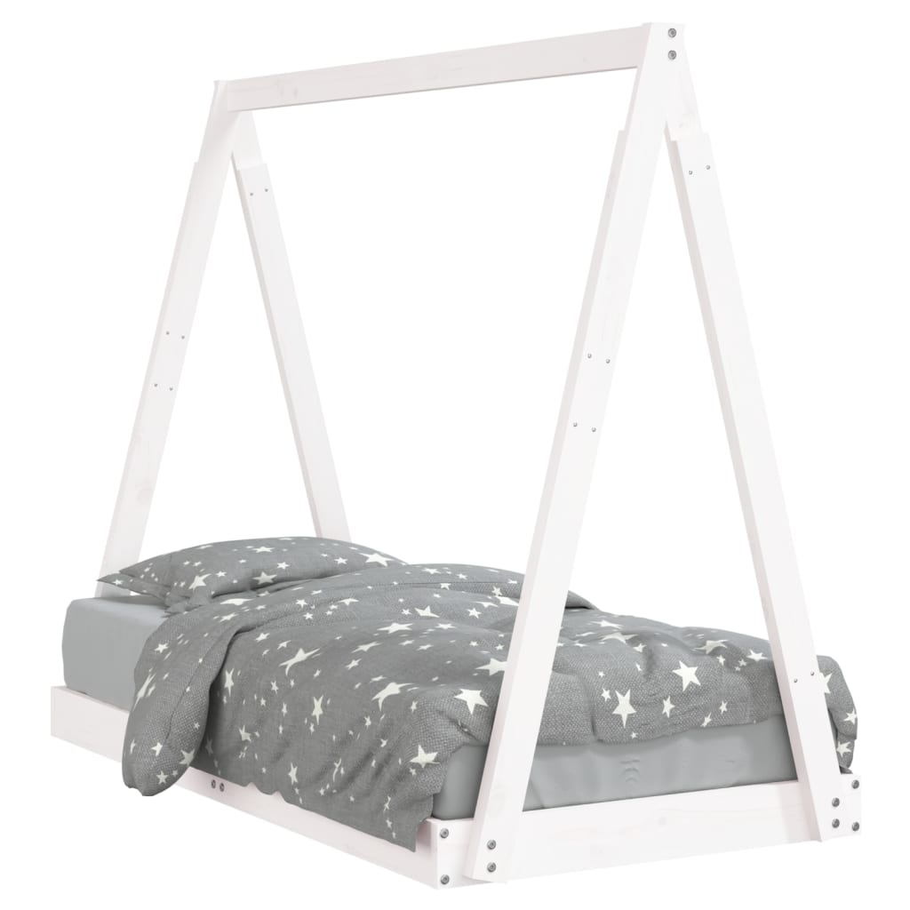 vidaXL Estructura de cama para niños madera de pino 70x140 cm