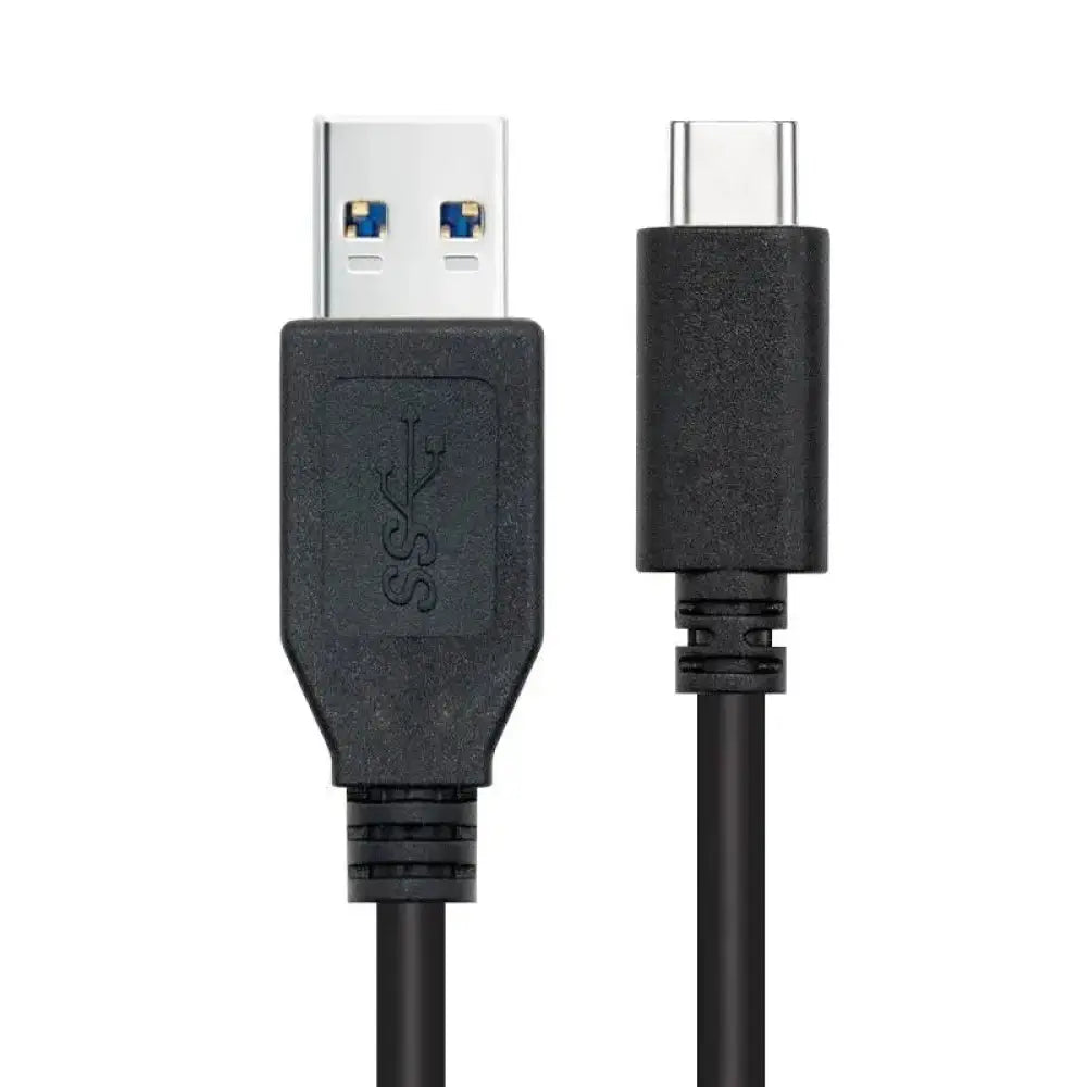 Nanocable - Cable USB 3.1 Gen2 USB-C/M-A/M 2M 10 Gbps 3A con certificación USB-IF para carga rápida y transferencia de datos