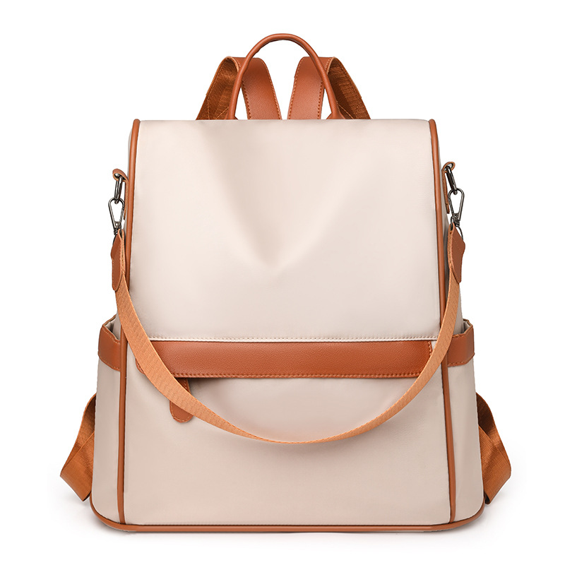 Mochila ligera informal para mujer, mochila de viaje antirrobo, Mochila pequeña de moda simple, mochila de nailon impermeable