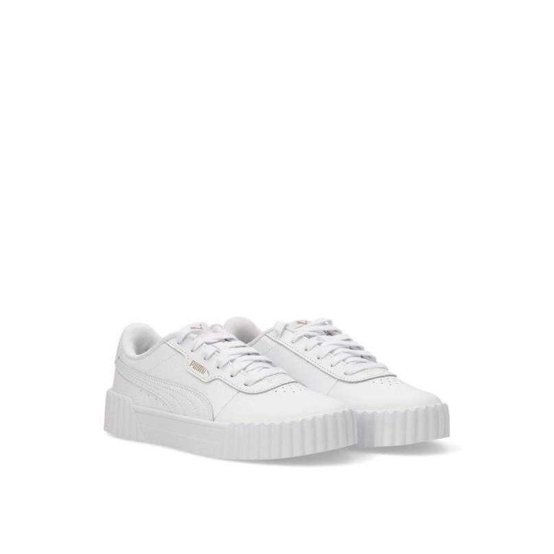 Zapatillas Casual Puma Pristis - Mujer - Suela Plana - Modelo 401476 - Color Blanco