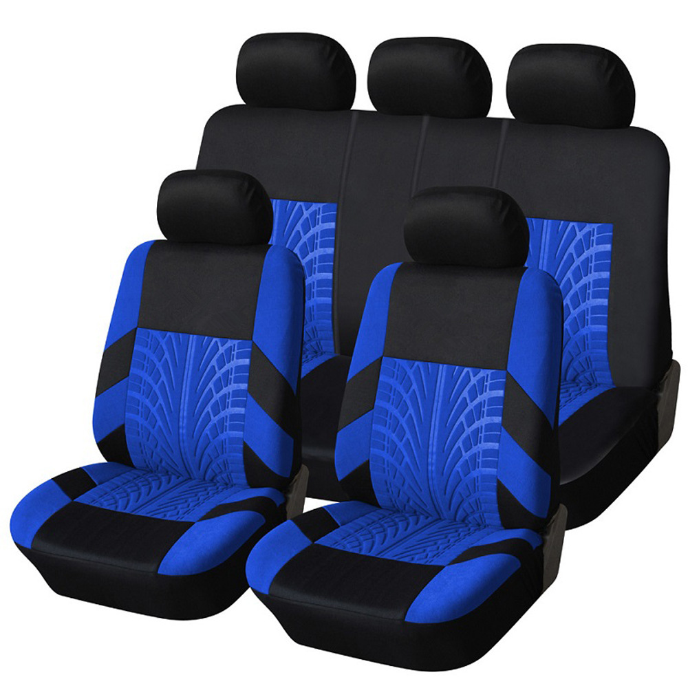TK Funda de asiento de coche bordada RM, funda de asiento de cojín para asiento de coche para todas las estaciones