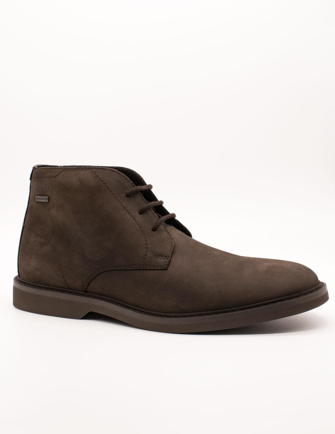 Botín Clarks 26161307 Atticus GTX Dark de Hombre