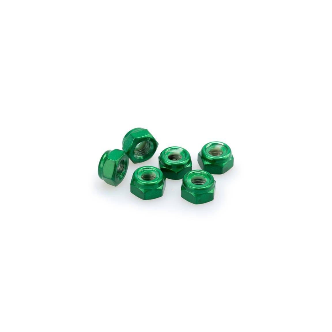 Pack De 6 Tuercas De Aluminio Con Freno Autoblocante M8 0832A