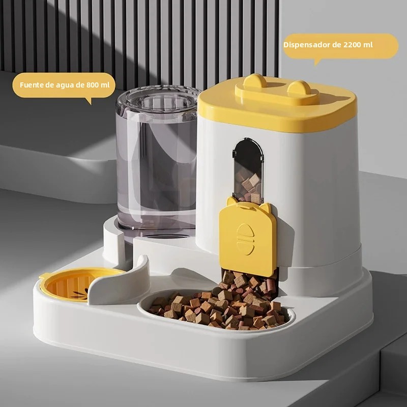 TK Alimentador Y Dispensador De Agua Automático Para Perros Y Gatos Con Tazón De Alimentos Y Agua Universal Productos Para Mascotas
