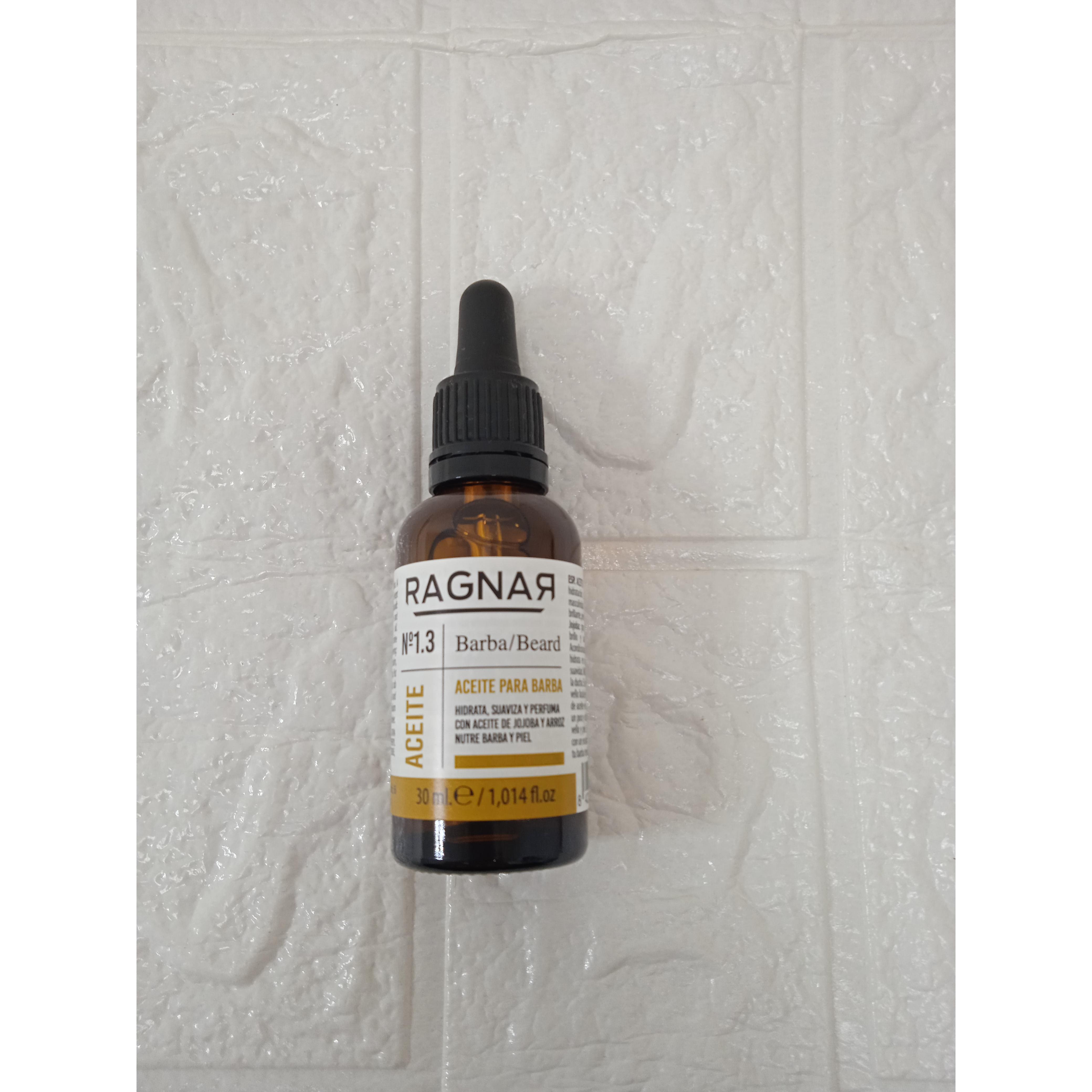 RAGNAR Aceite para barba Nº1.3 CON ACEITE DE JOJOBA Y ARROZ