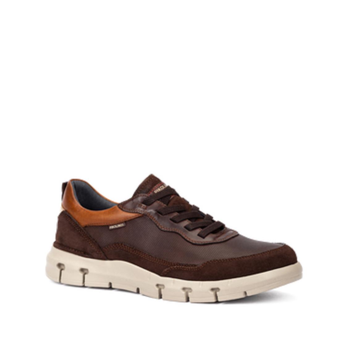 PIKOLINOS GABANES M2L-4287C1 zapato deportivo para hombre en piel de primera calidad. Plantilla Secolino, para máxima comodidad.