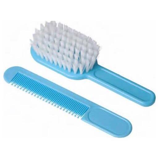 Eurostil Bebe Cepillo Suave Azul 1Un + Peine 1U.