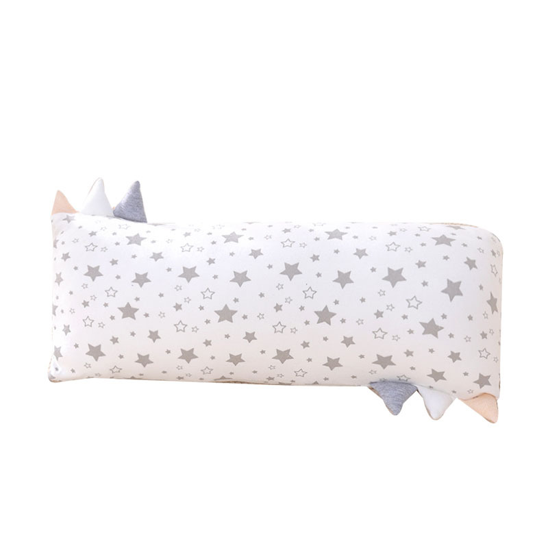 CA Almohada masticable de algodón para bebé, almohada relajante para la siesta, transpirable y agradable para la piel, almohada desmontable antisueño