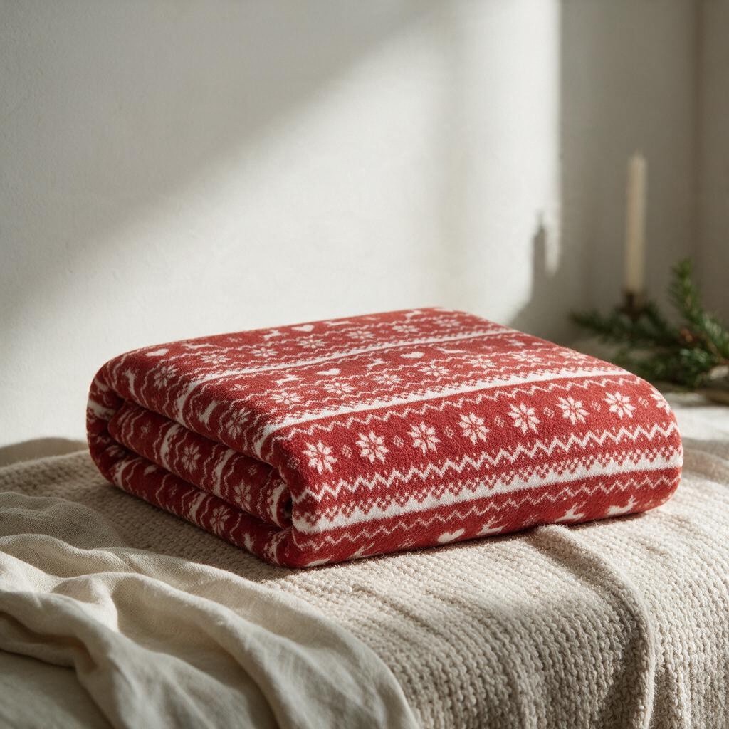 C.A | Manta de Navidad Extra Suave, Cálida y Agradable al Tacto, Manta para Sofá y Cama, Varios Tamaños, Perfecta para los Días Fríos de Invierno