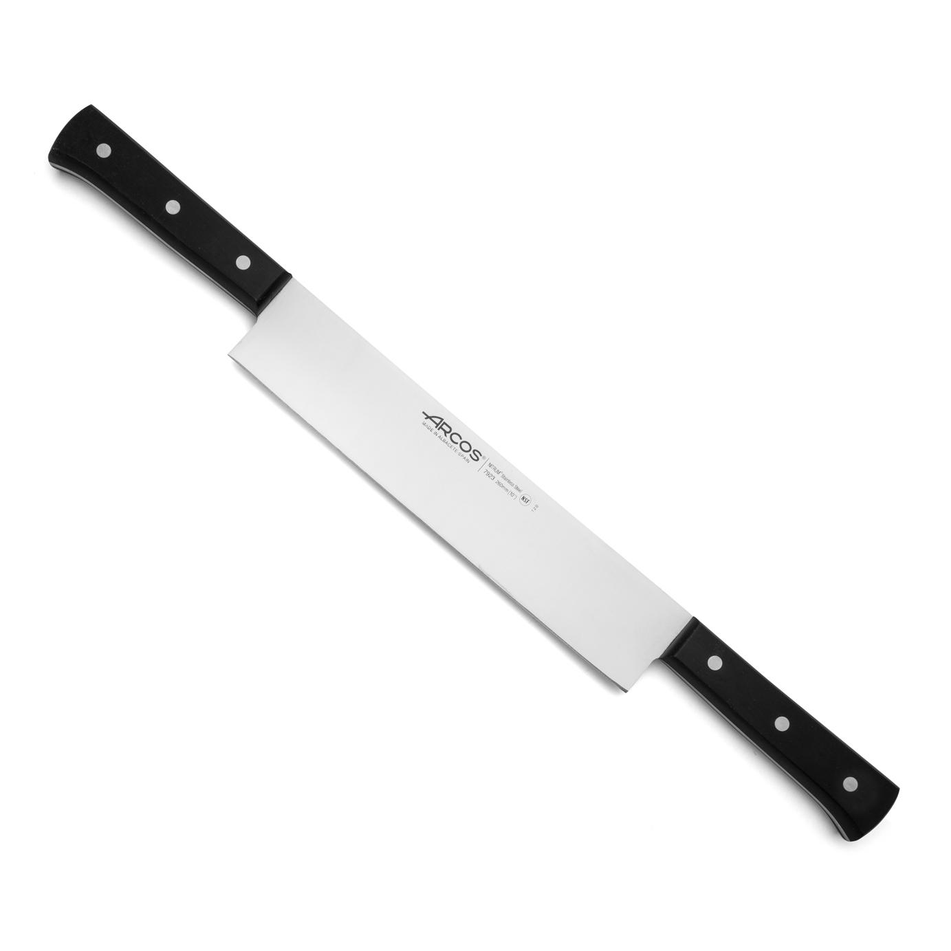 Arcos Cuchillo Profesional para Queso - Hoja de Acero Inoxidable NITRUM 260 mm - Mango POM Ergonómico - Ideal para Cortes Precisos - Serie Universal