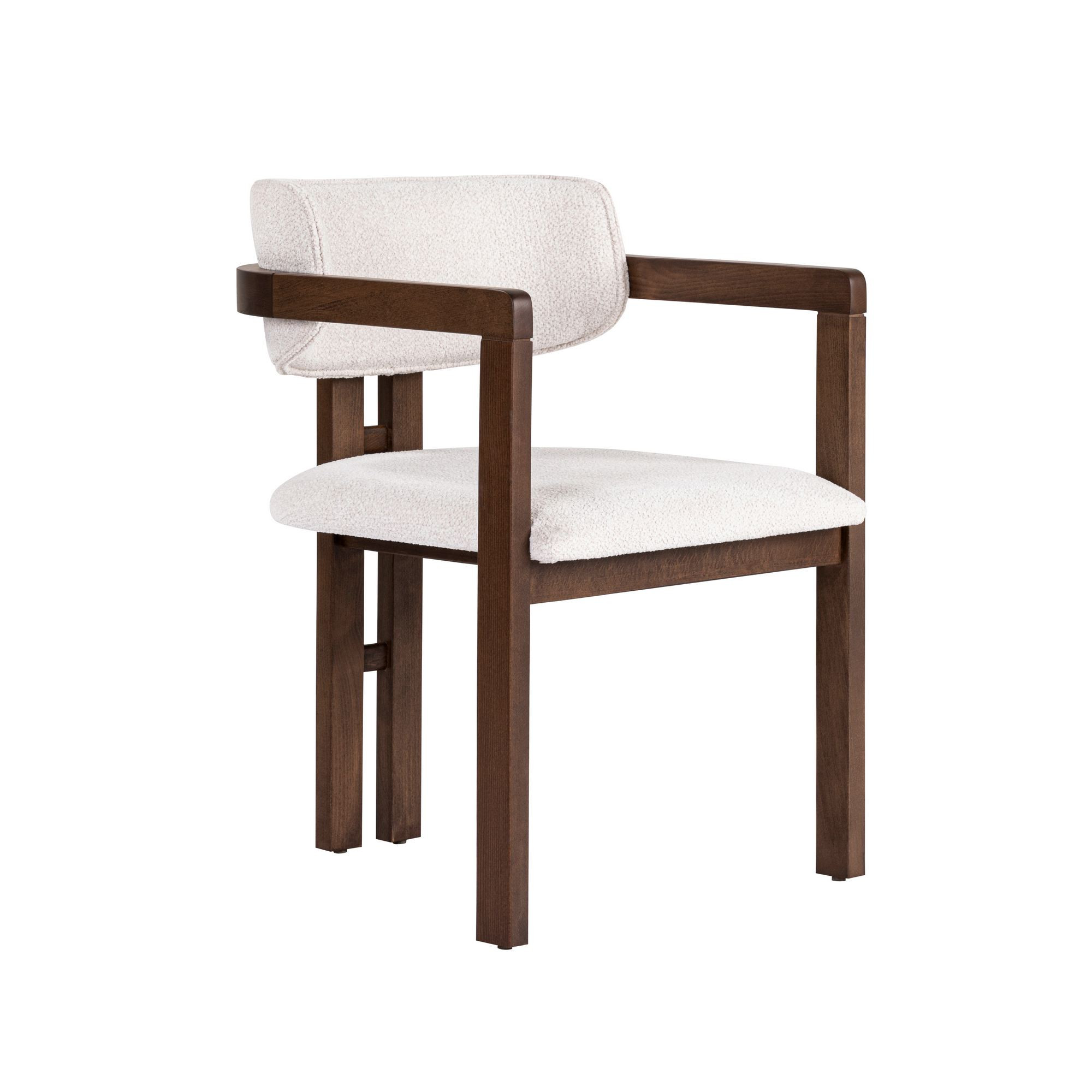 Habitat y Jardin - Silla de madera "Toscana" - 54 x 54 x 76 cm - Blanca