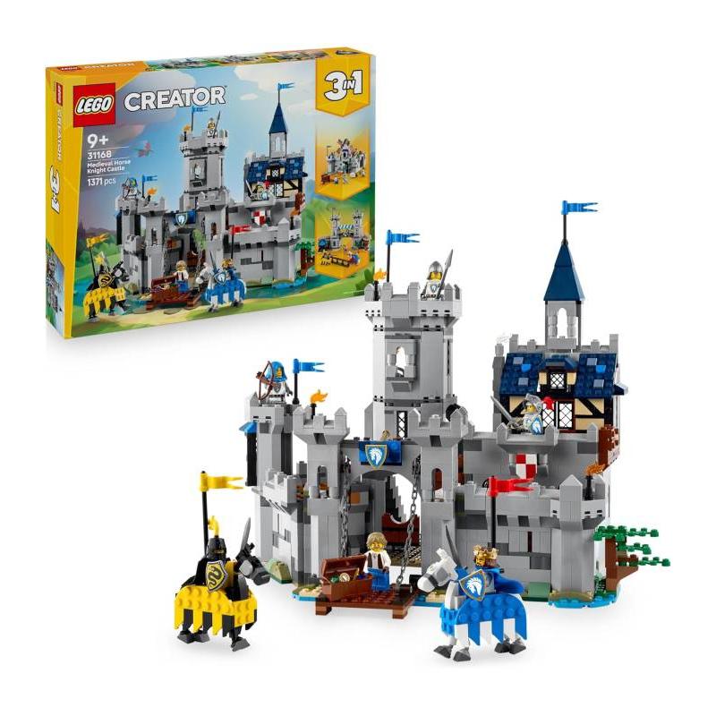 LEGO – Juego de construcción Castillo Medieval de los Caballeros del Corcel LEGO Creator.