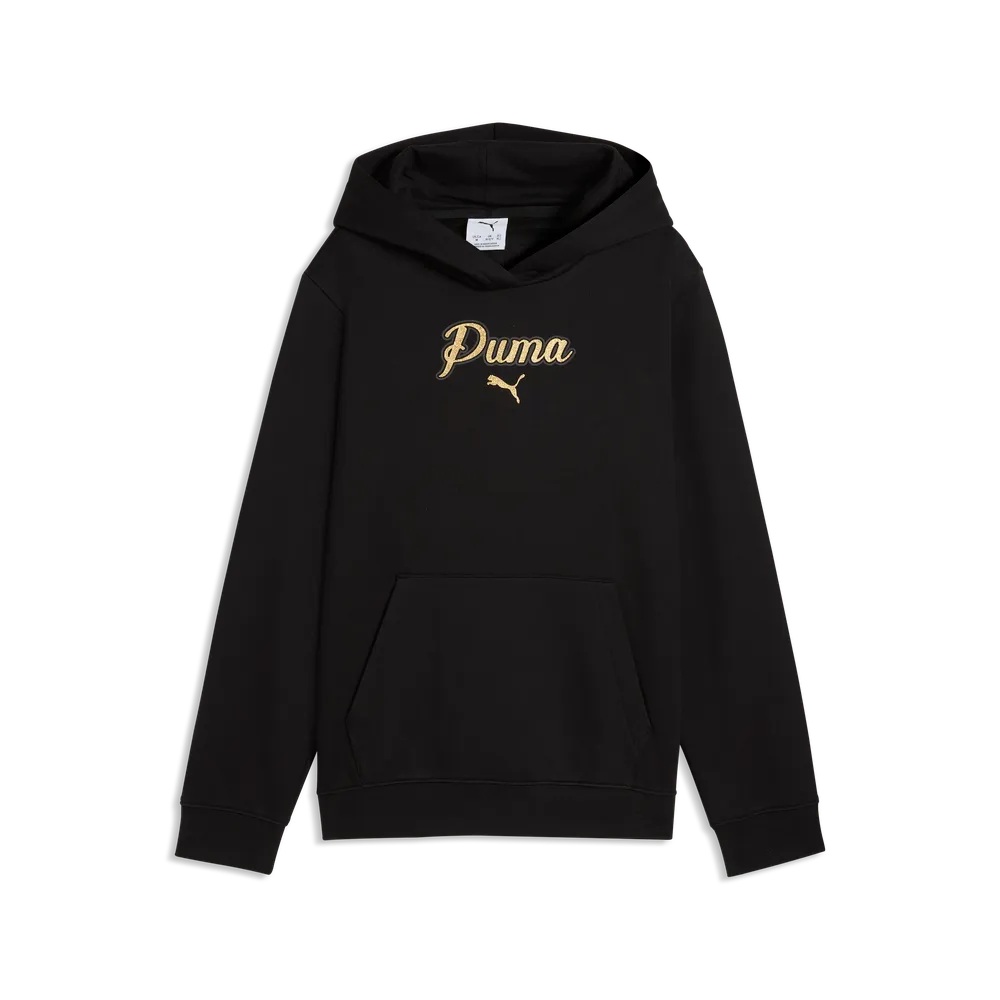 Puma Ess Script Glitter Hoodie Fleece Girl  Casual Niño/Niña Sudaderas Niña