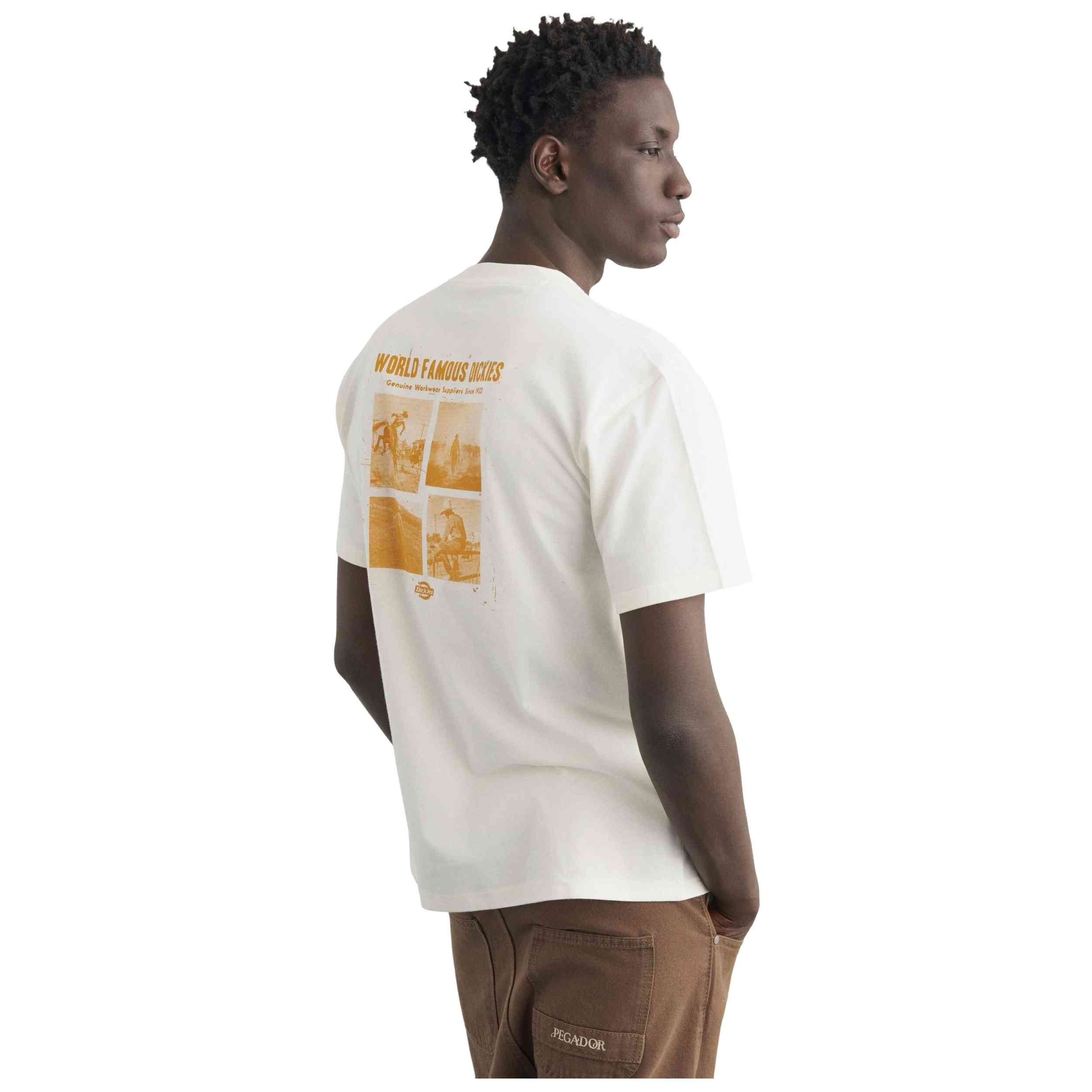 Camiseta Dickies modelo Wolfhurst Ss Tee en color Beig