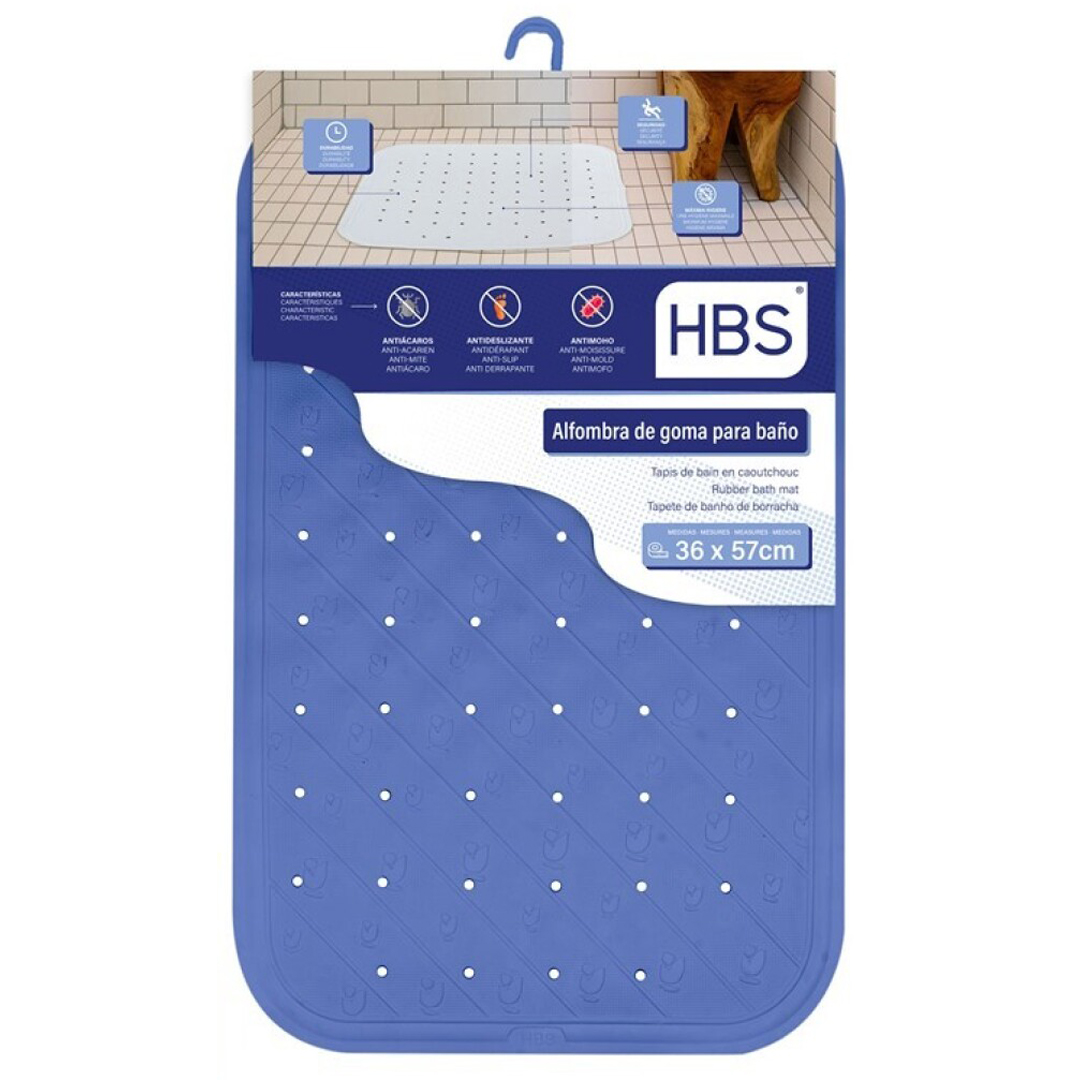 UD - Alfombra de Baño Antideslizante Rectangular – 36x57 cm | Goma Resistente 450g | Seguridad y Confort para Ducha o Bañera