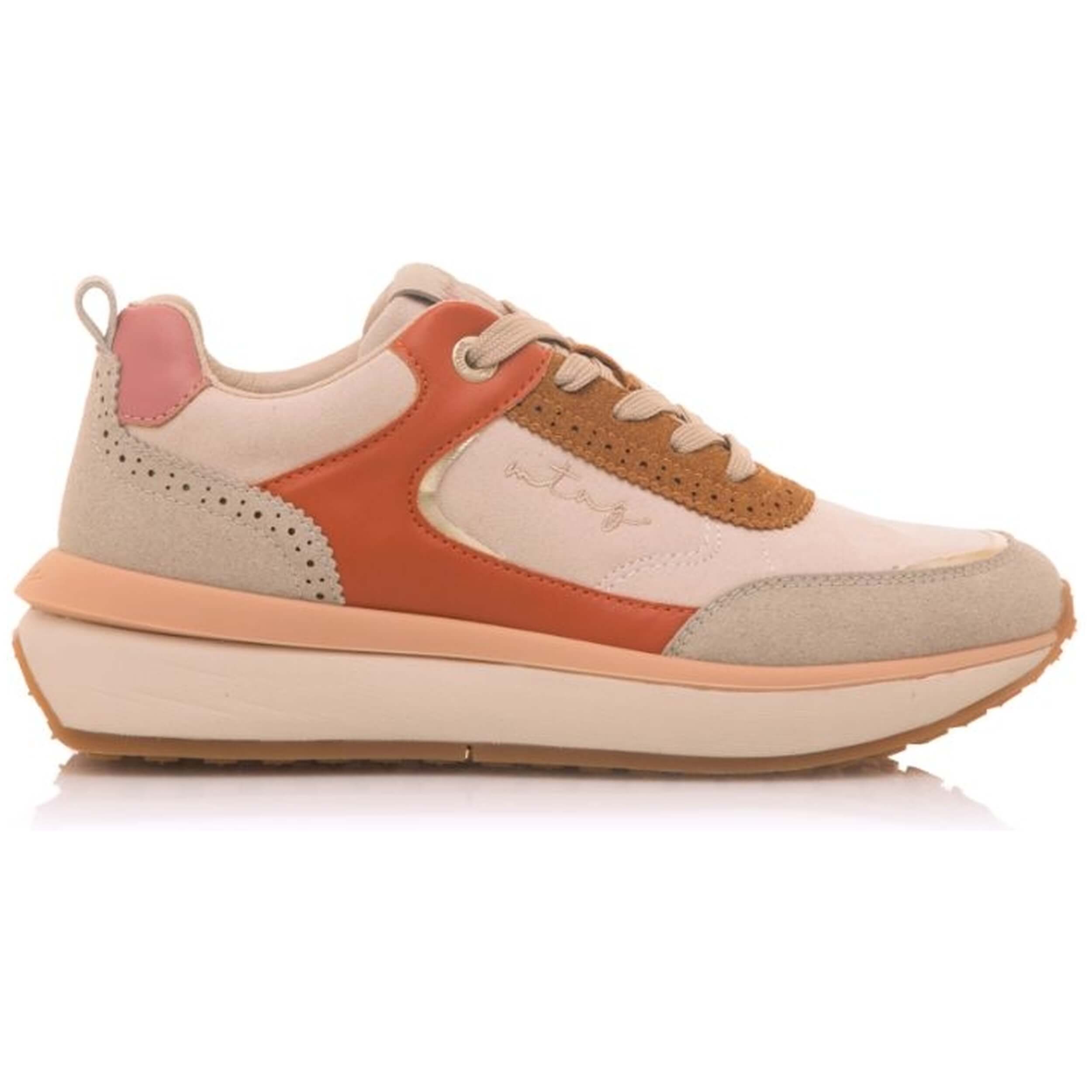 Zapatillas Sneakers Mustang para Mujer en color Beige