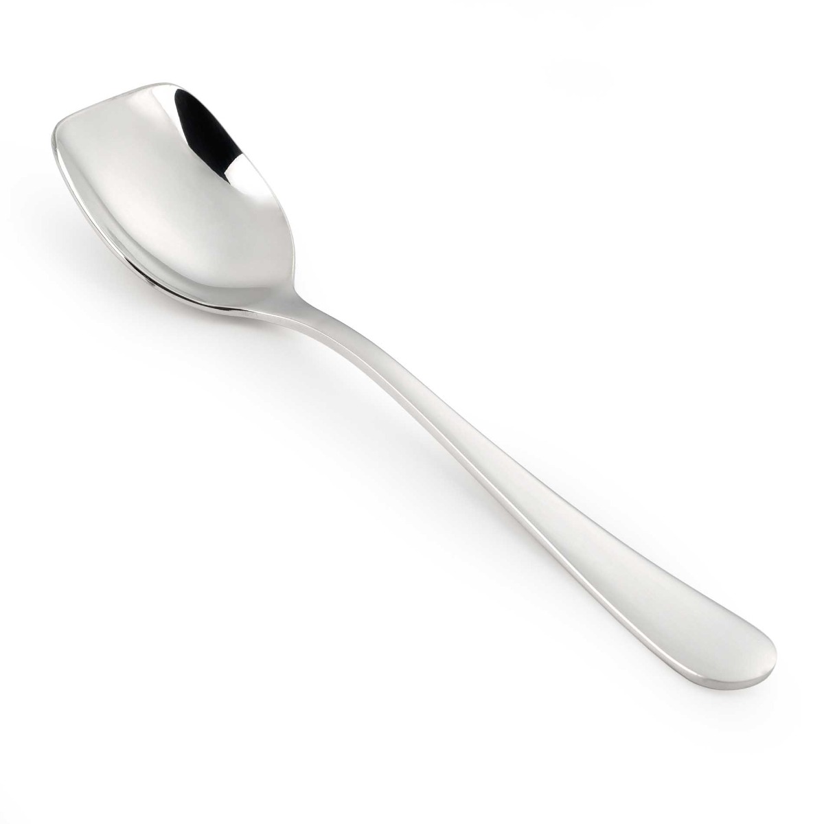 Arcos Serie Lisboa - Cuchara de Helado Cuchara de postre - Monoblock de una pieza en Acero Inoxidable 18/10 y 130 mm - Color Plata