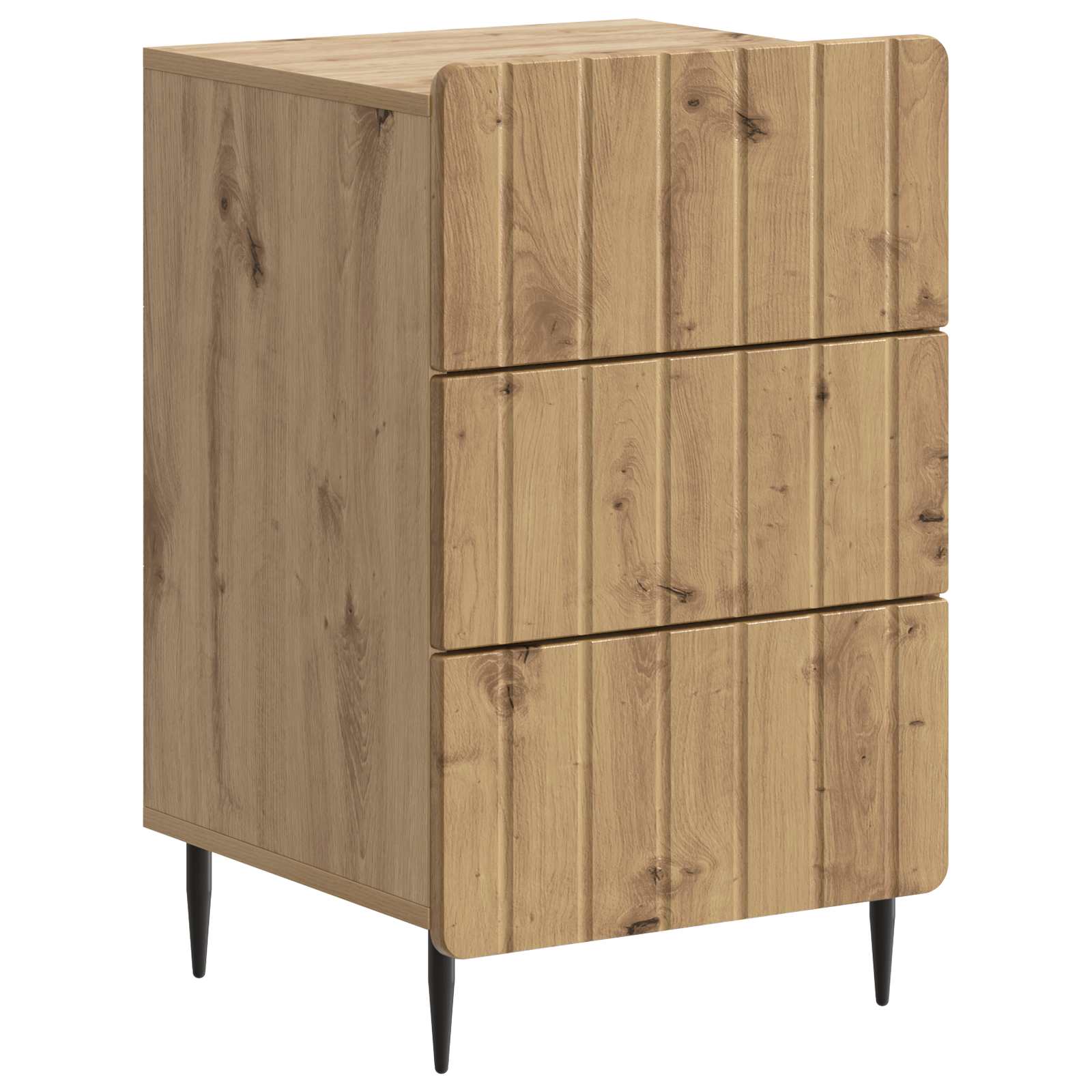 vidaXL Armario de Noche con cajón 43x 41 x 68 cm Madera de ingeniería Multicolor