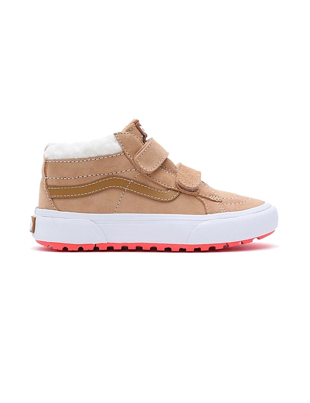 Zapatilla Niño Vans Sk8-Mid MTE-1 Marrón | Diseño Clásico y Atemporal