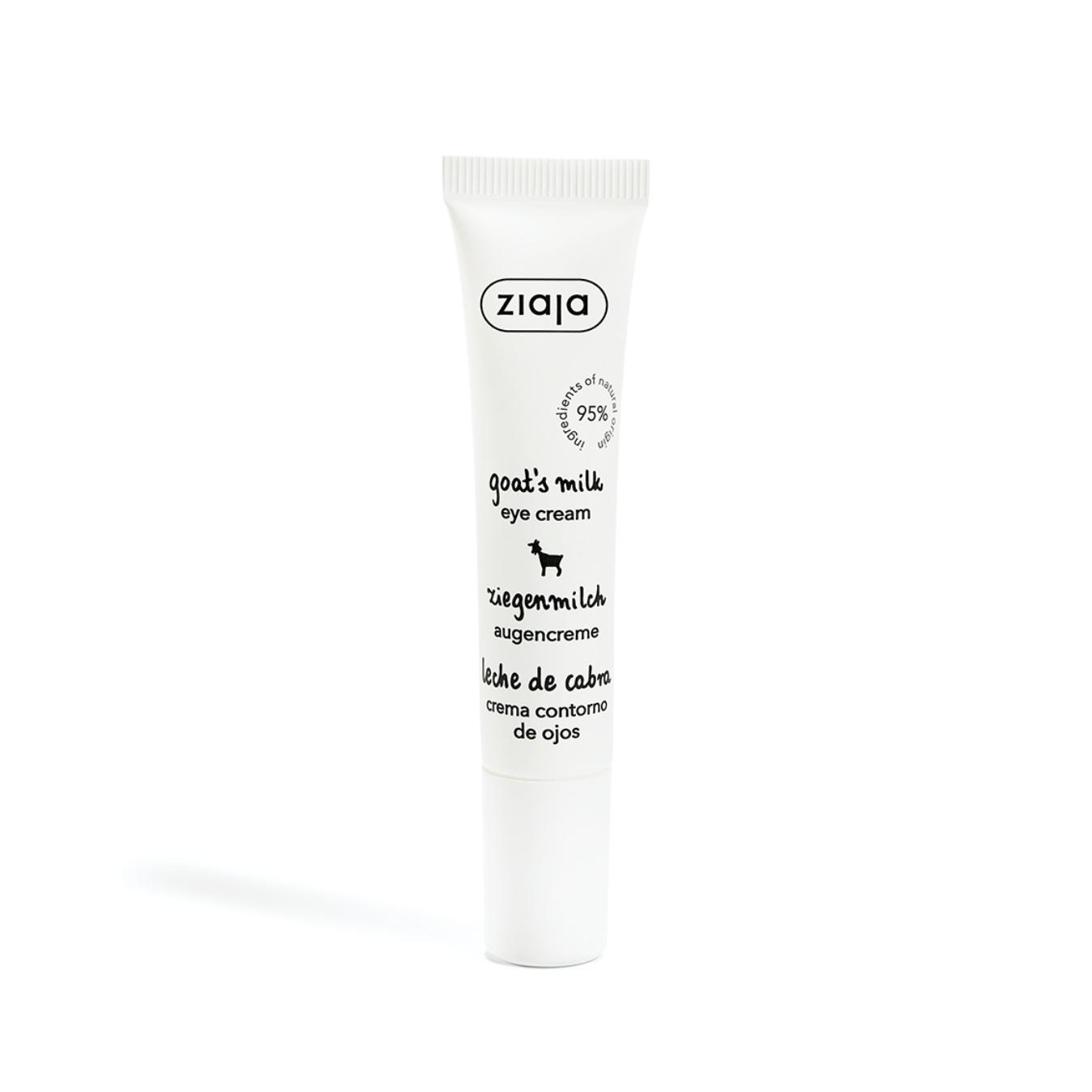 Ziaja Crema De Ojos Con Leche De Cabra Para Piel Seca Propensa A Las Arrugas 15ml