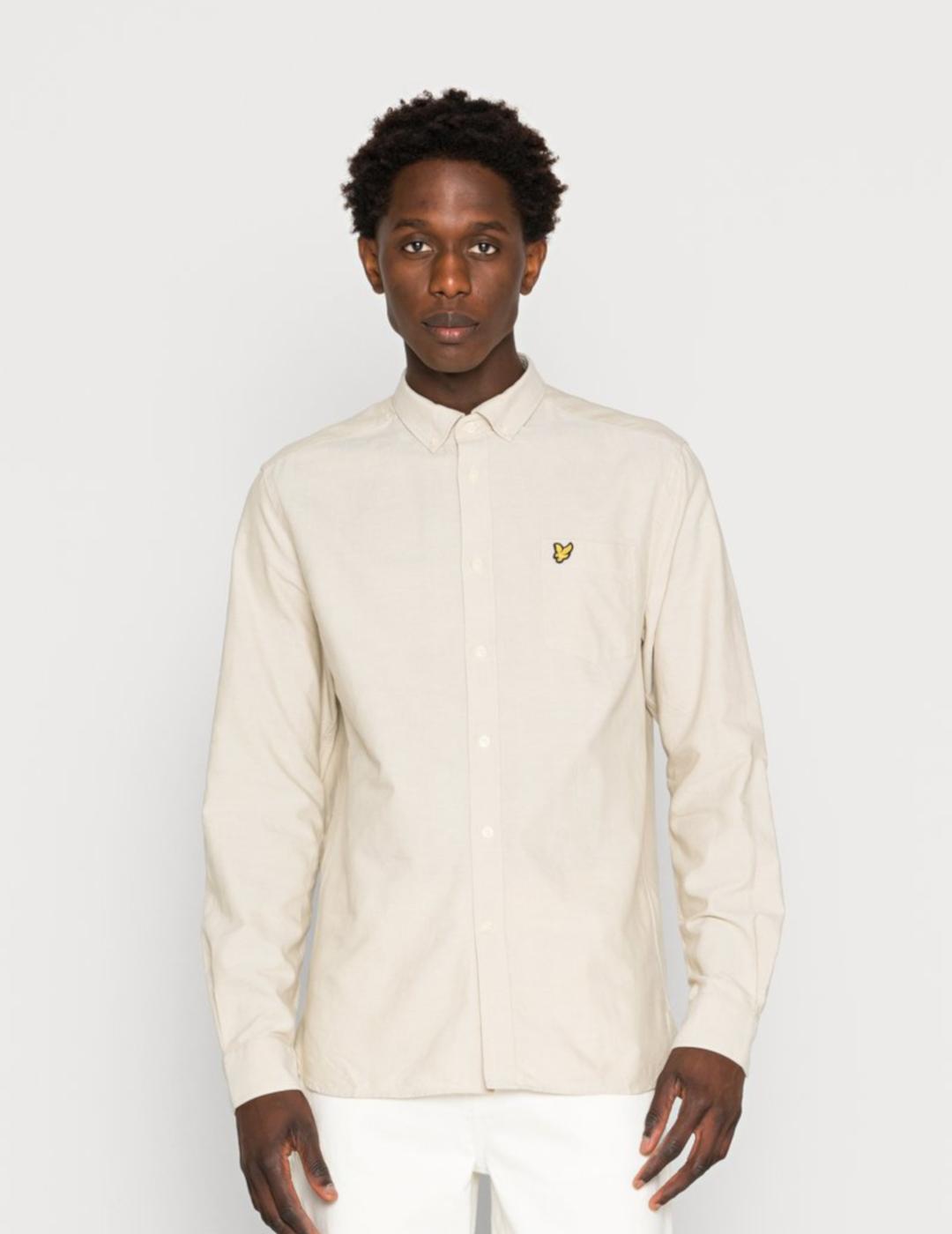 Camisa Hombre Lyle&Scott Oxford Beige